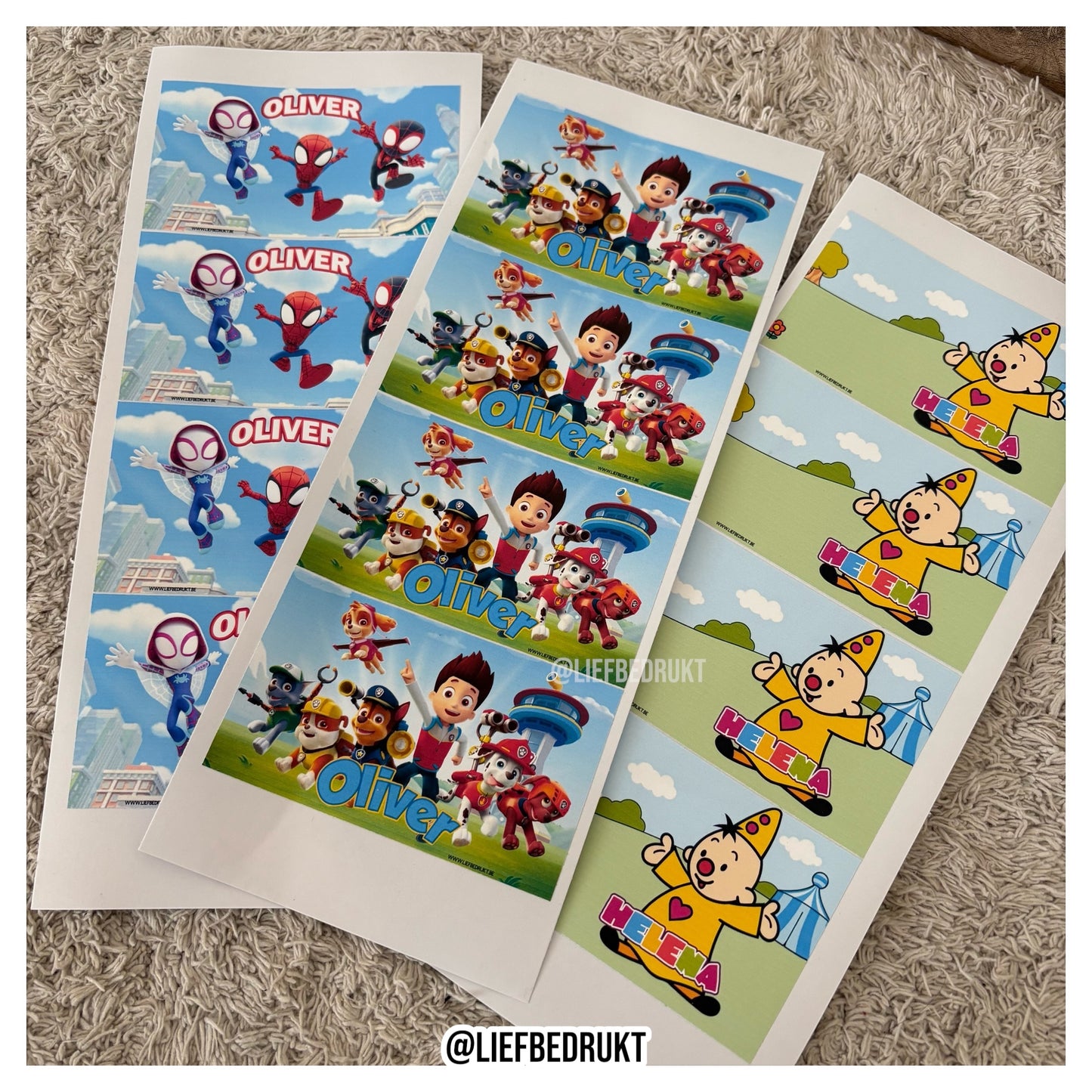 Bellenblaas stickers
