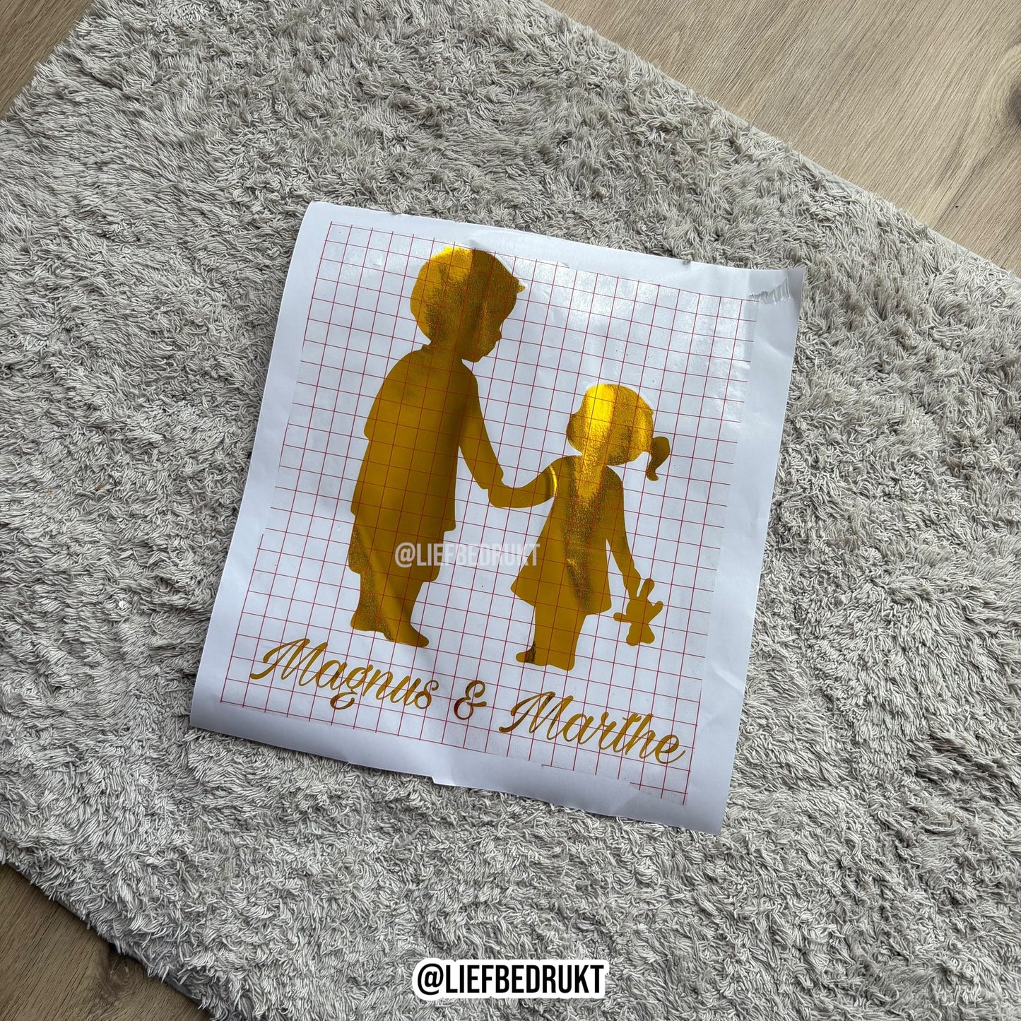 Eigen tekst/ontwerp vinylstickers