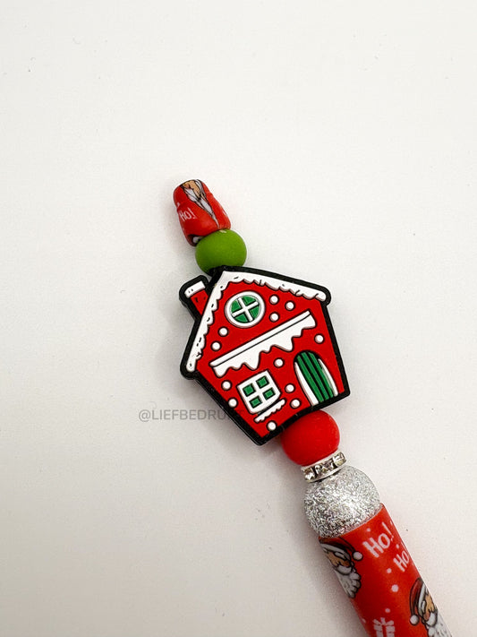 Kerstbalpen met kersthuisje