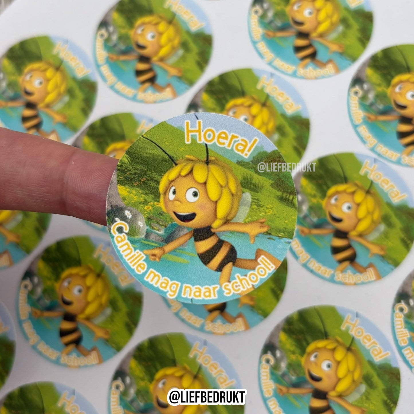 Geprinte sticker(s) naar wens