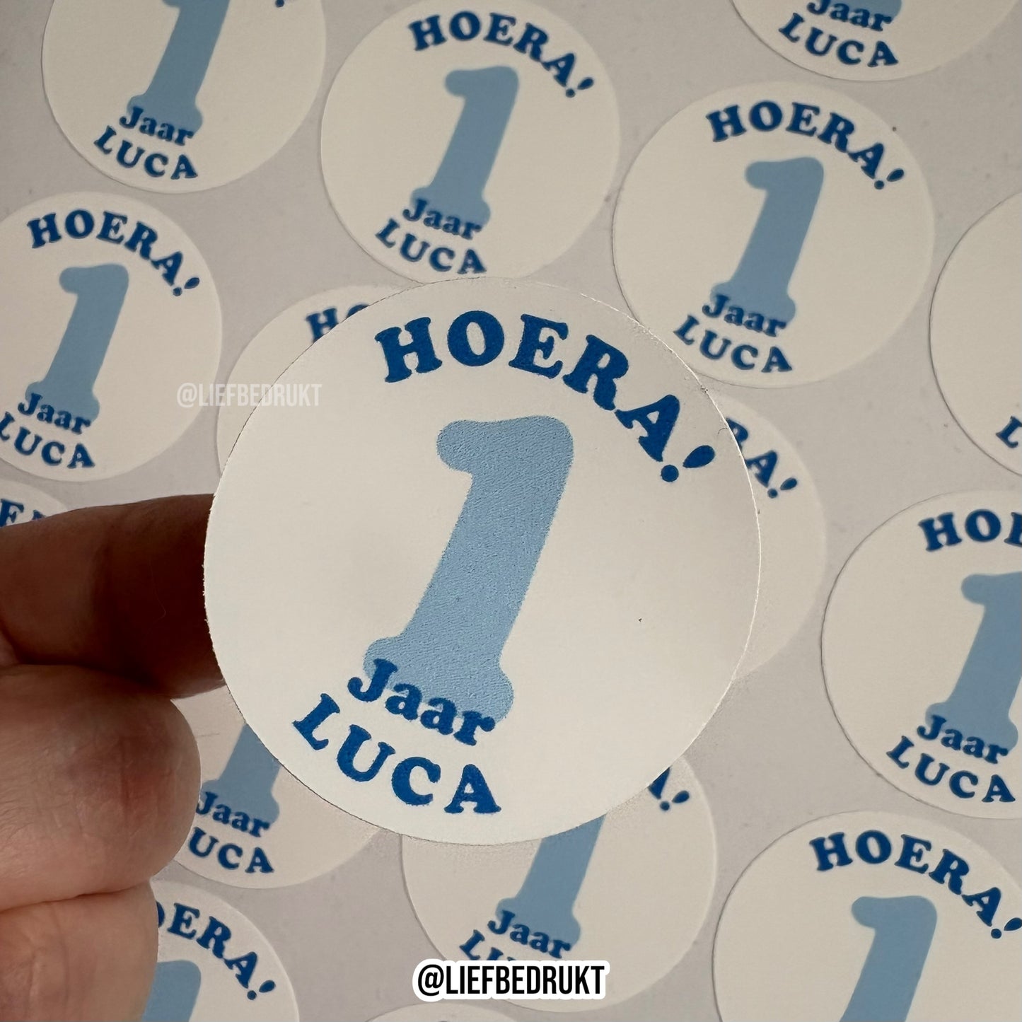 Geprinte sticker(s) naar wens