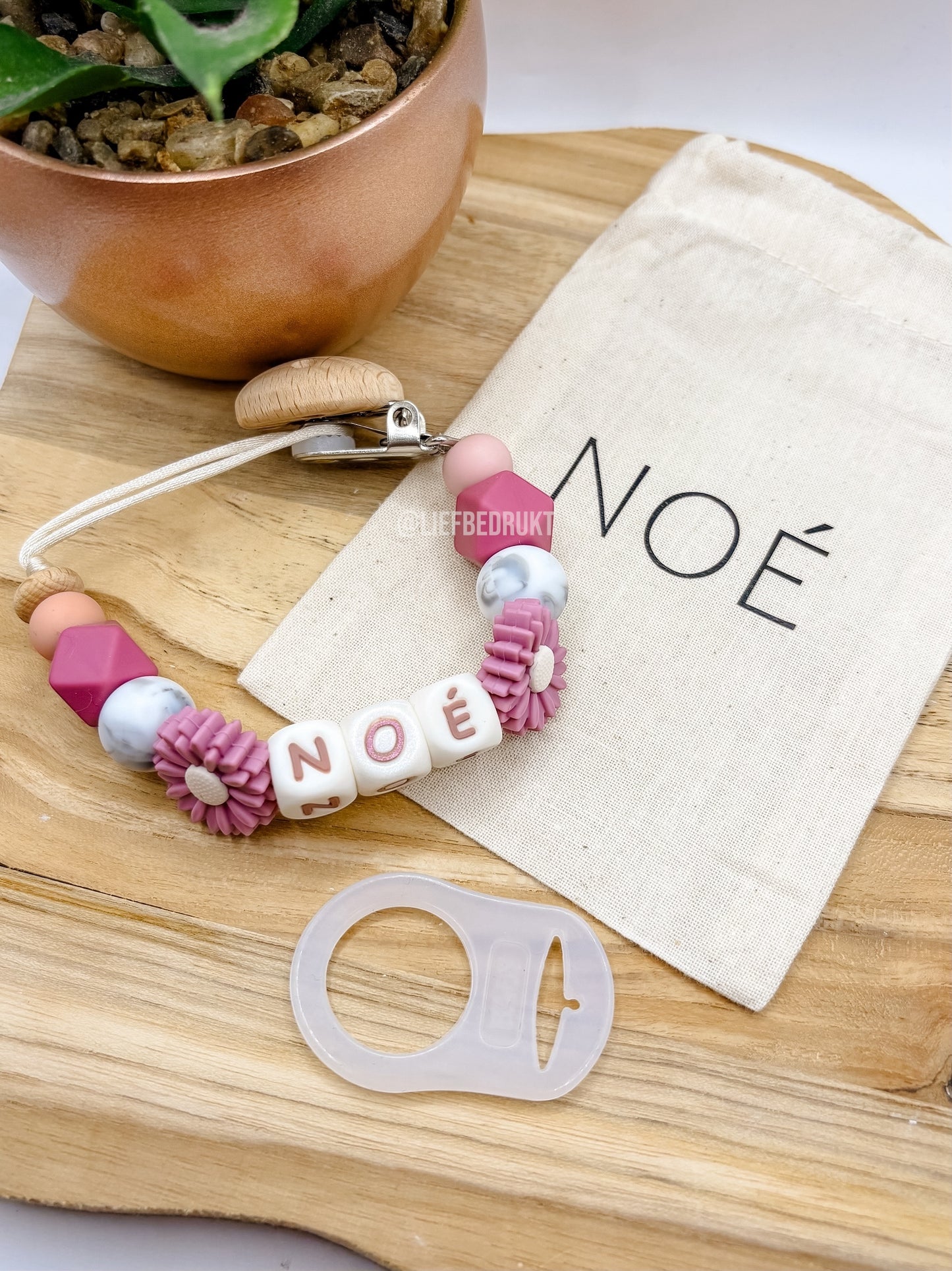 'Noé' kleurencombo speenkoord