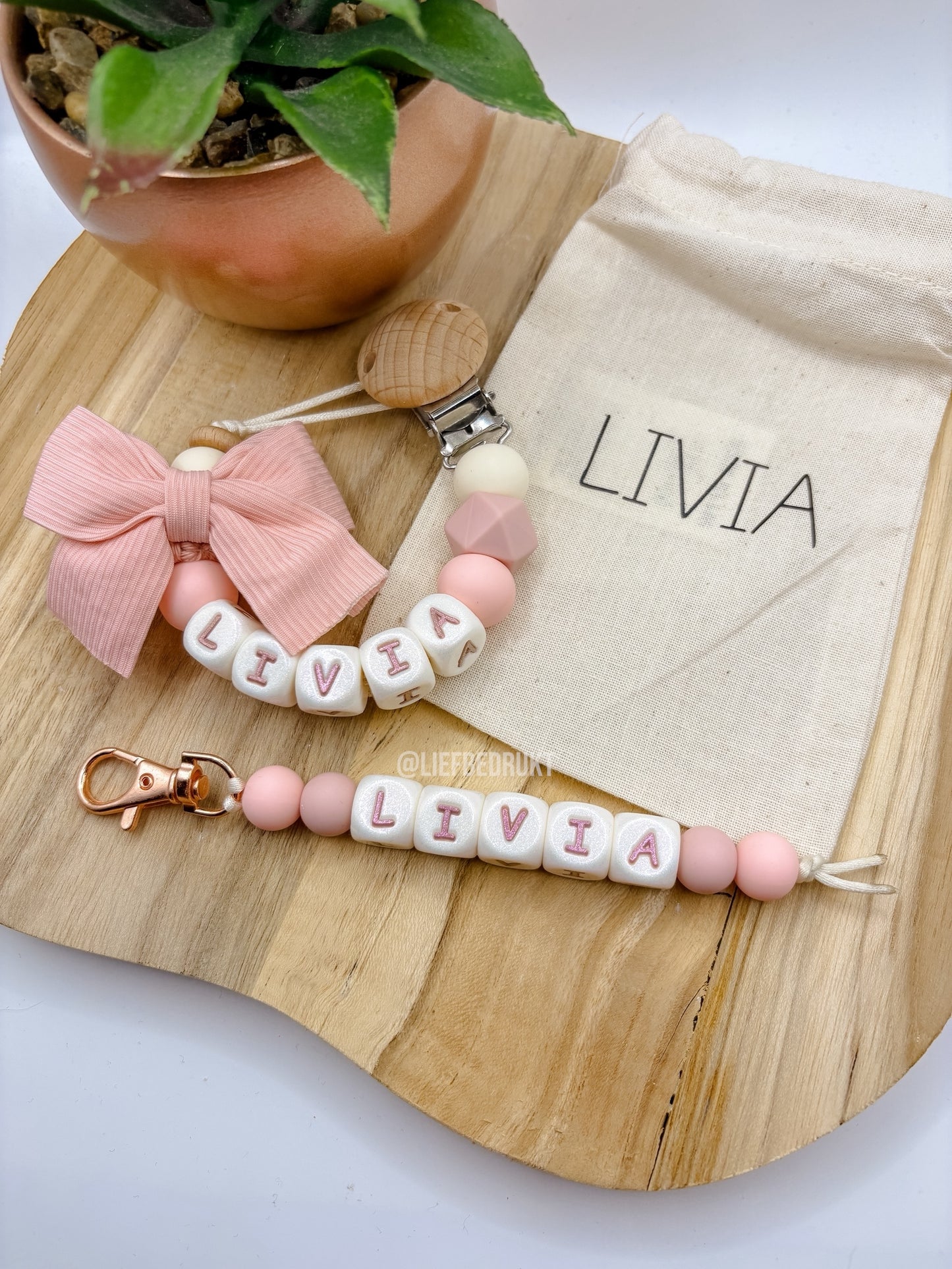 'Rosalie' kleurencombo speenkoord