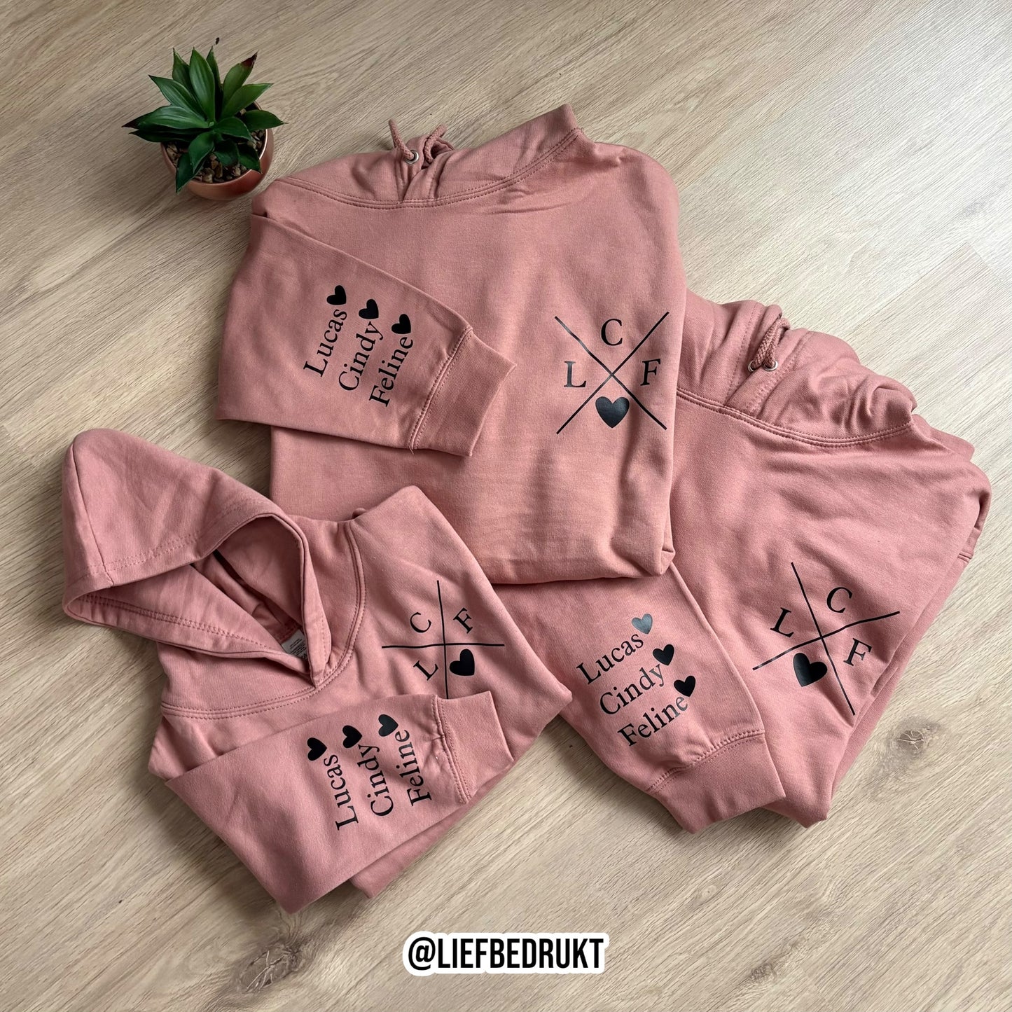 Sweater/hoodie met eigen tekst/idee