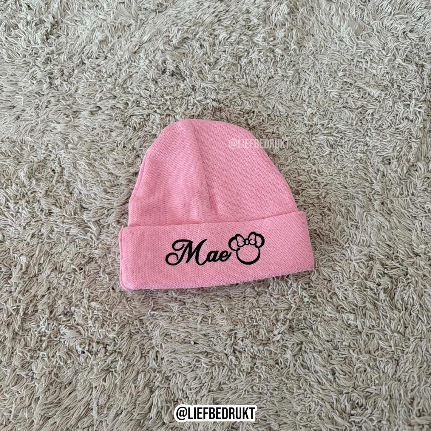 Gepersonaliseerd babymutsje met naam