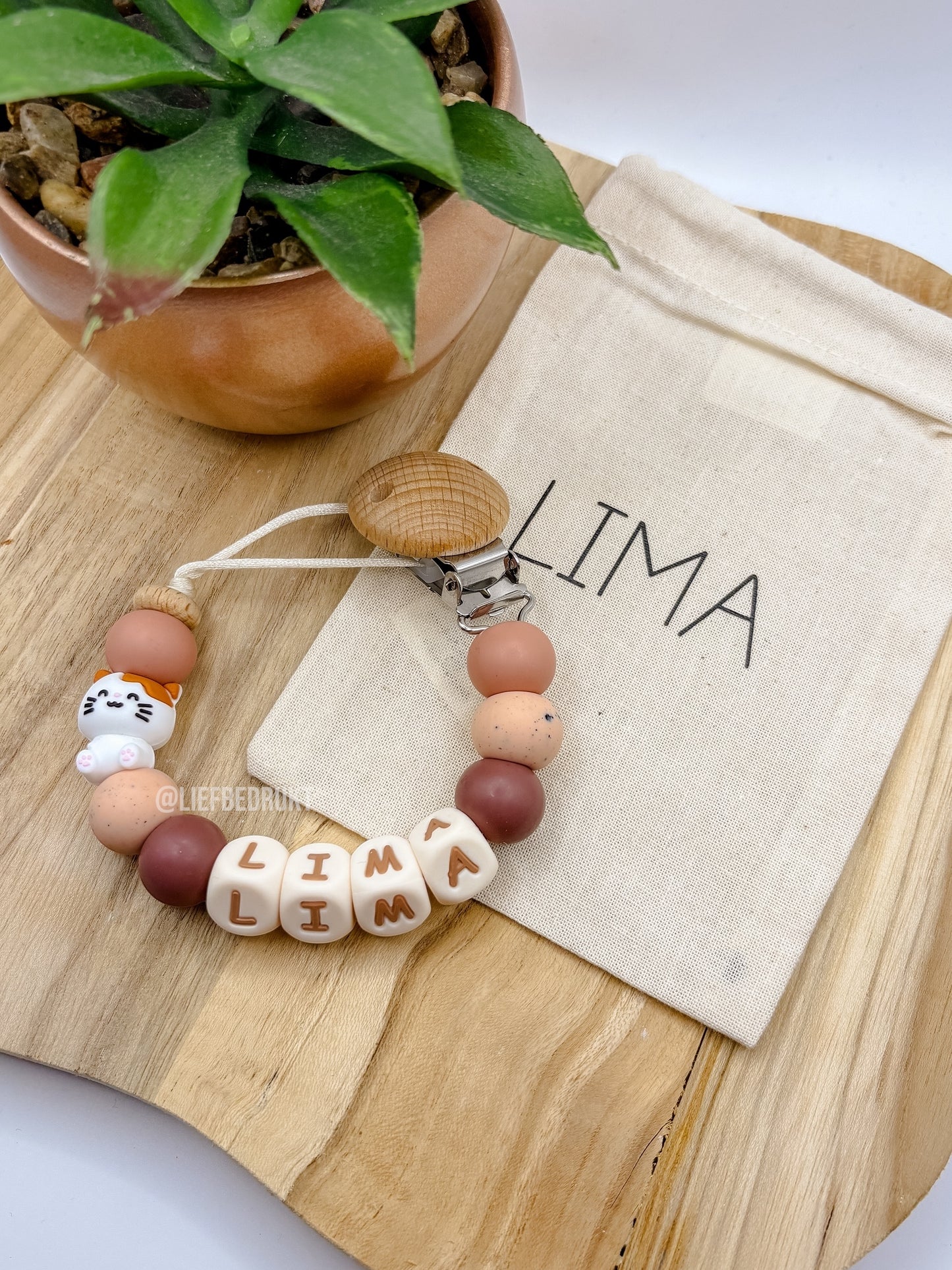 'Lima' kleurencombo speenkoord