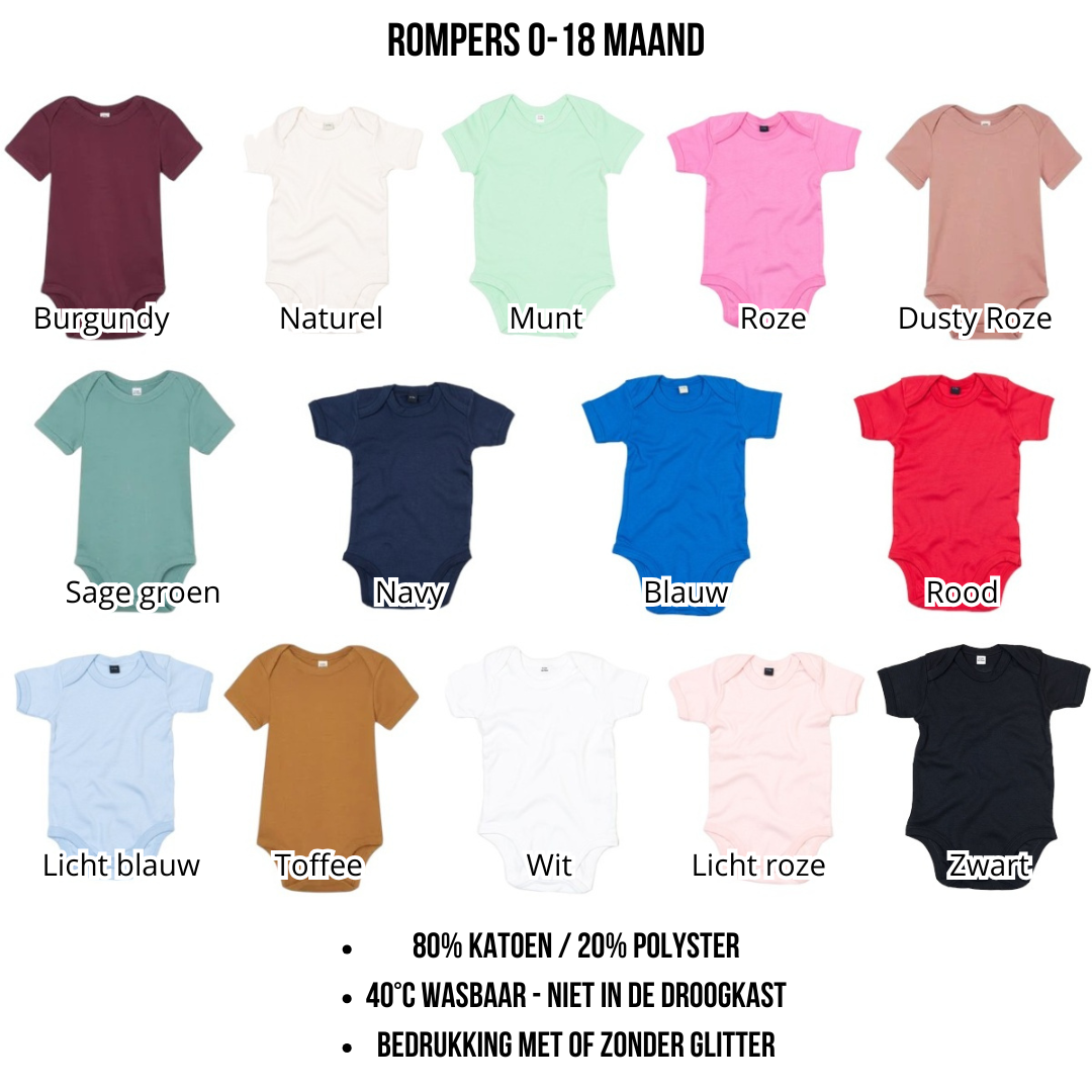 Romper met eigen idee/tekst