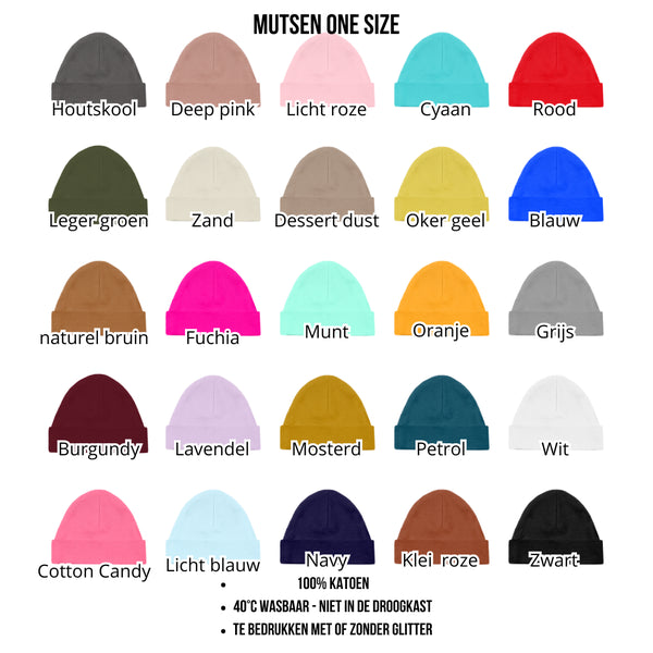 Geboorte mutsje met naam