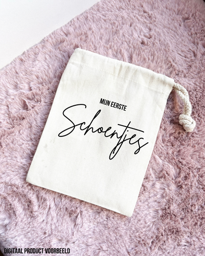Bewaarzakje - mijn eerste schoentjes -