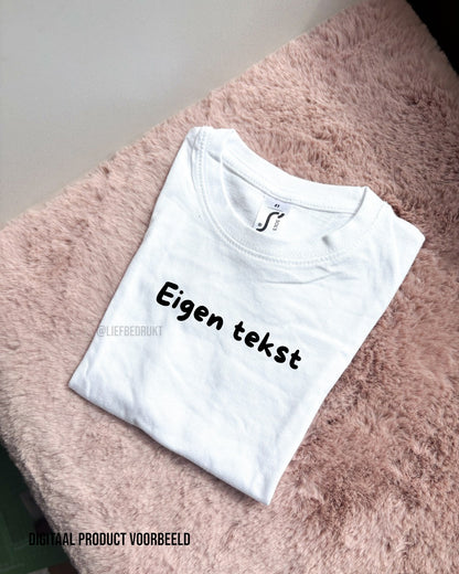 Gepersonaliseerd kinder T-shirt met naam of eigen ontwerp
