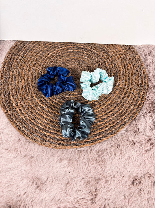 Scrunchies variant blauw - per stuk