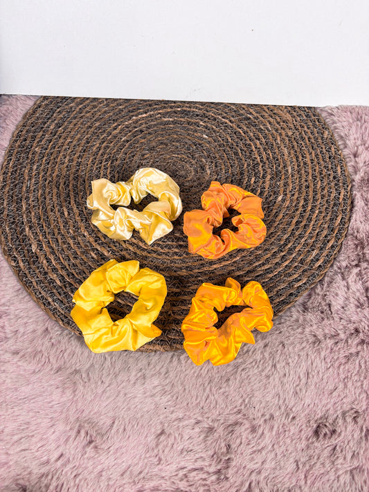 Scrunchies variant geel - per stuk
