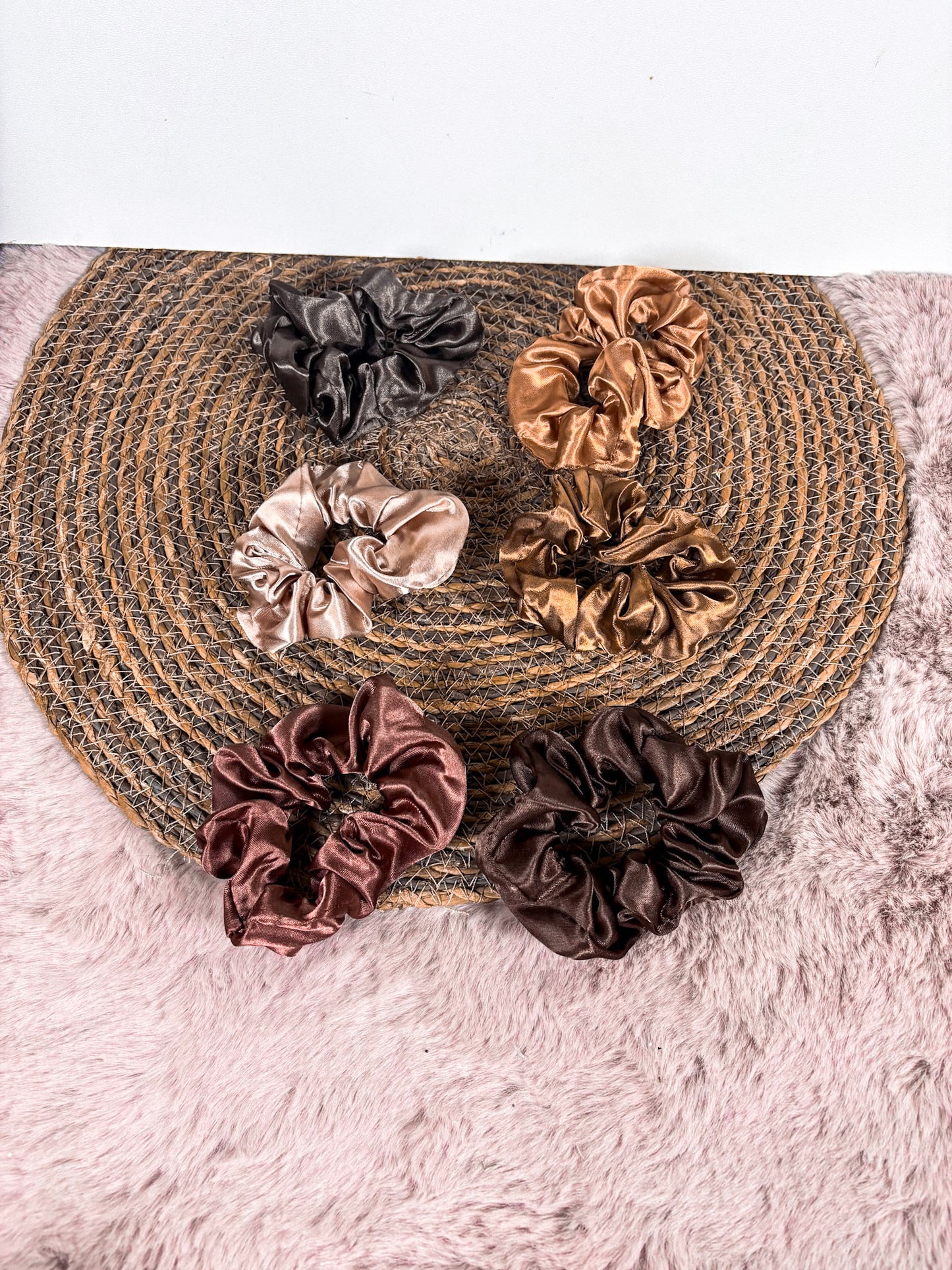 Scrunchies variant bruin - per stuk