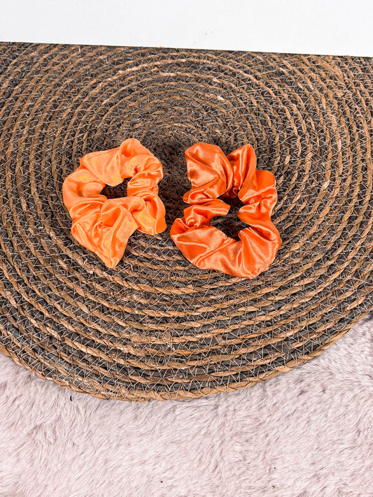 Scrunchies variant oranje- per stuk