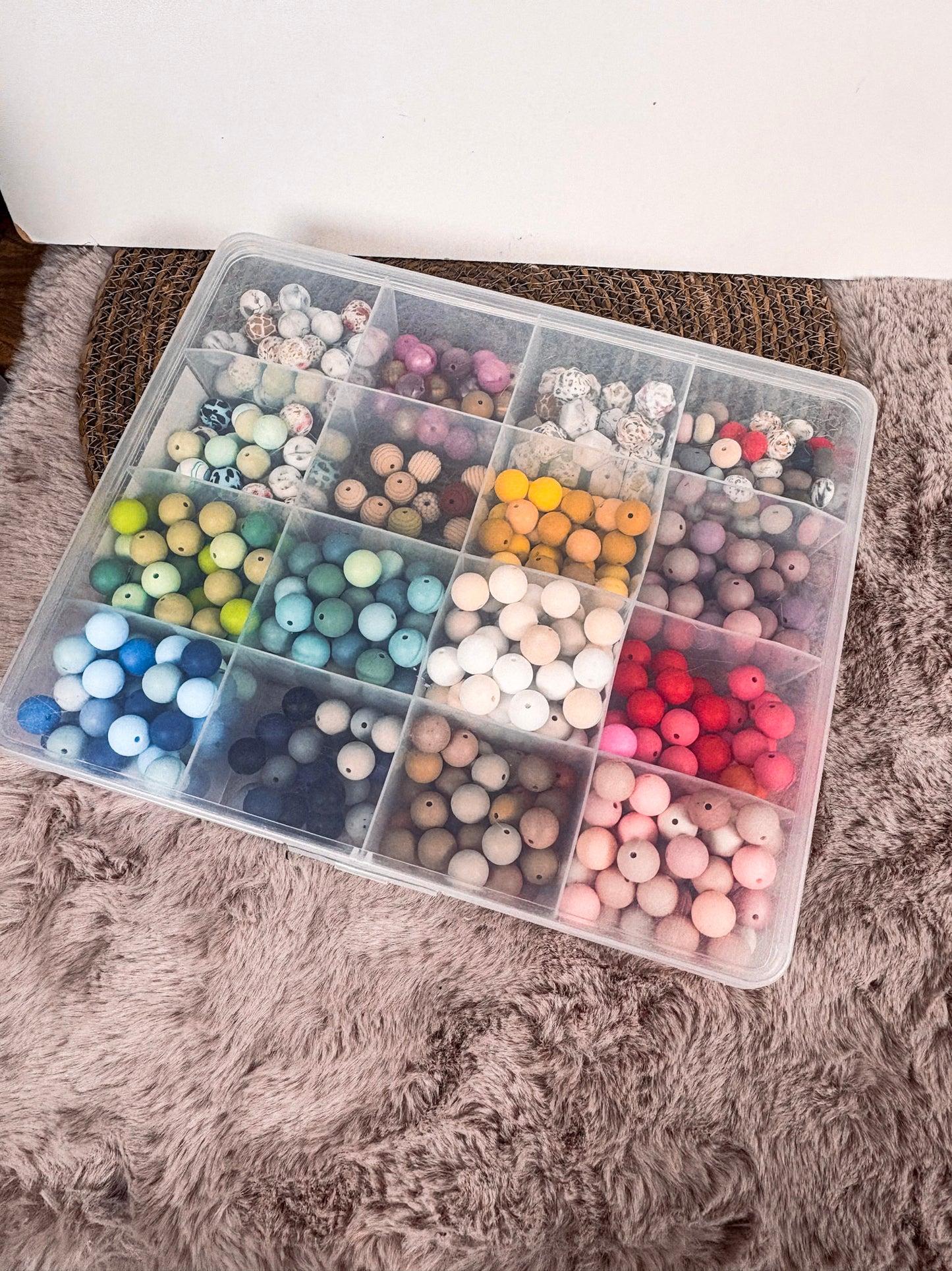 500+ silicone ronde kralen - 16mm