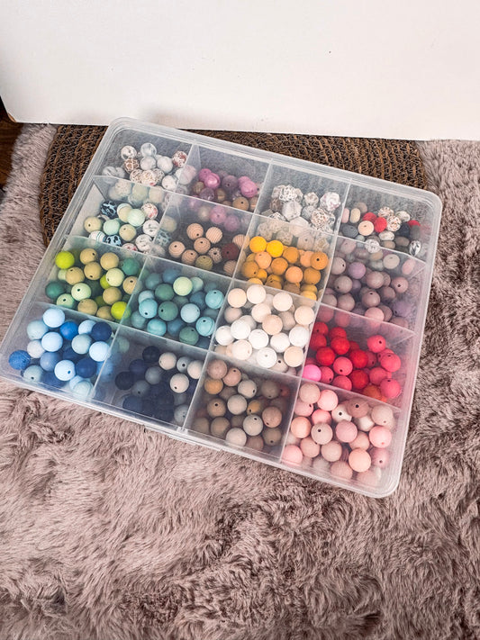500+ silicone ronde kralen - 16mm
