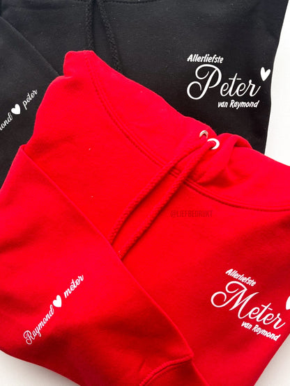 Sweater/hoodie allerliefste -naam- van...