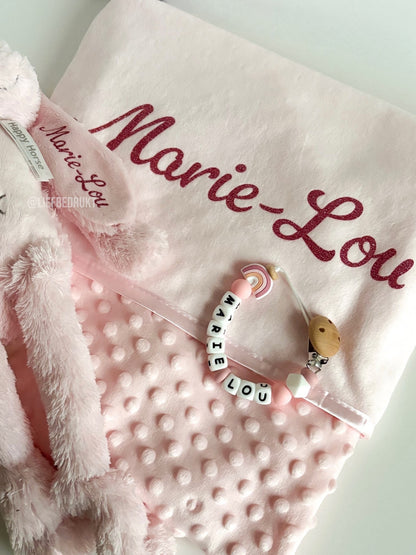 Babydeken ( met noppenmotief )