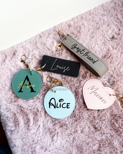 Gepersonaliseerde Wristlet Sleutelhanger