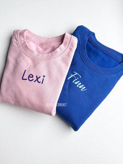 Sweater/hoodie met eigen ontwerp/tekst