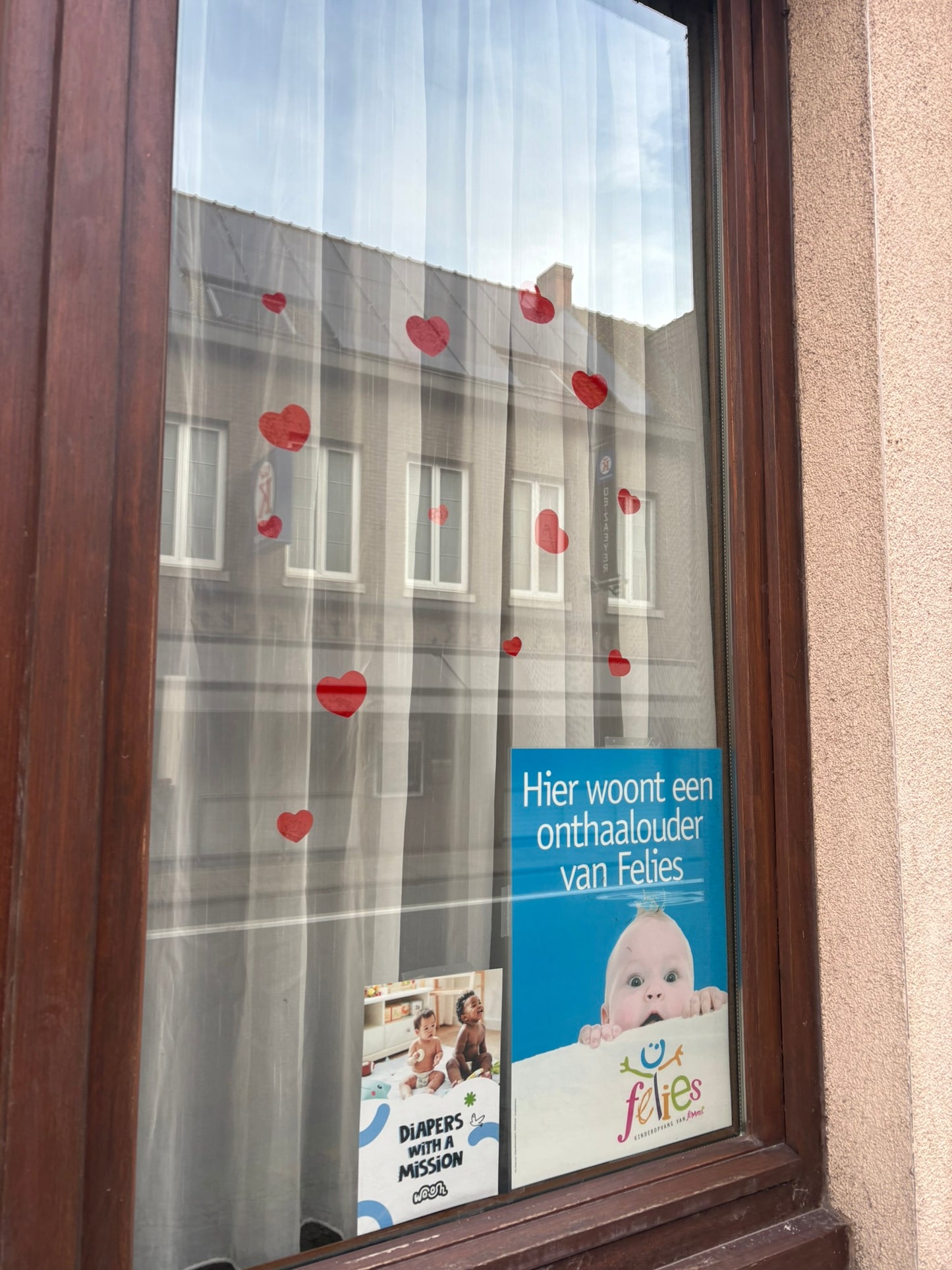 Statische herbruikbare raamsticker 30x30 - eigen idee/ontwerp