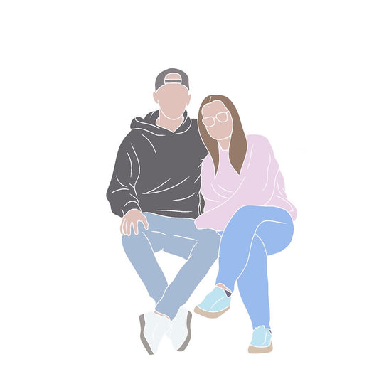 Digitale illustratie in kleur