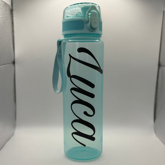 Blauwe waterfles LUCA