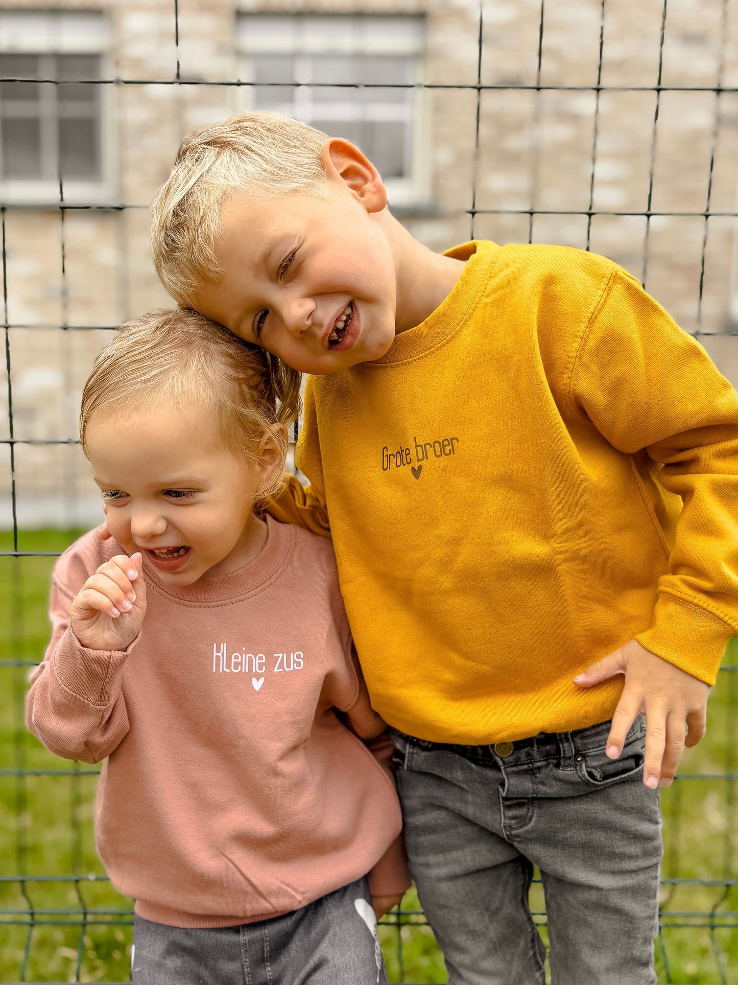 Sweater/hoodie grote/kleine broer/zus