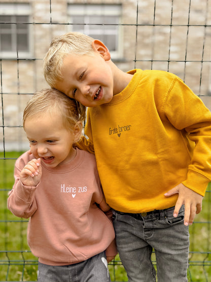 Sweater/hoodie grote/kleine broer/zus