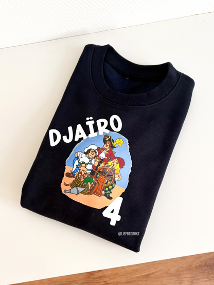 Verjaardag t-shirt met eigen tekst/idee