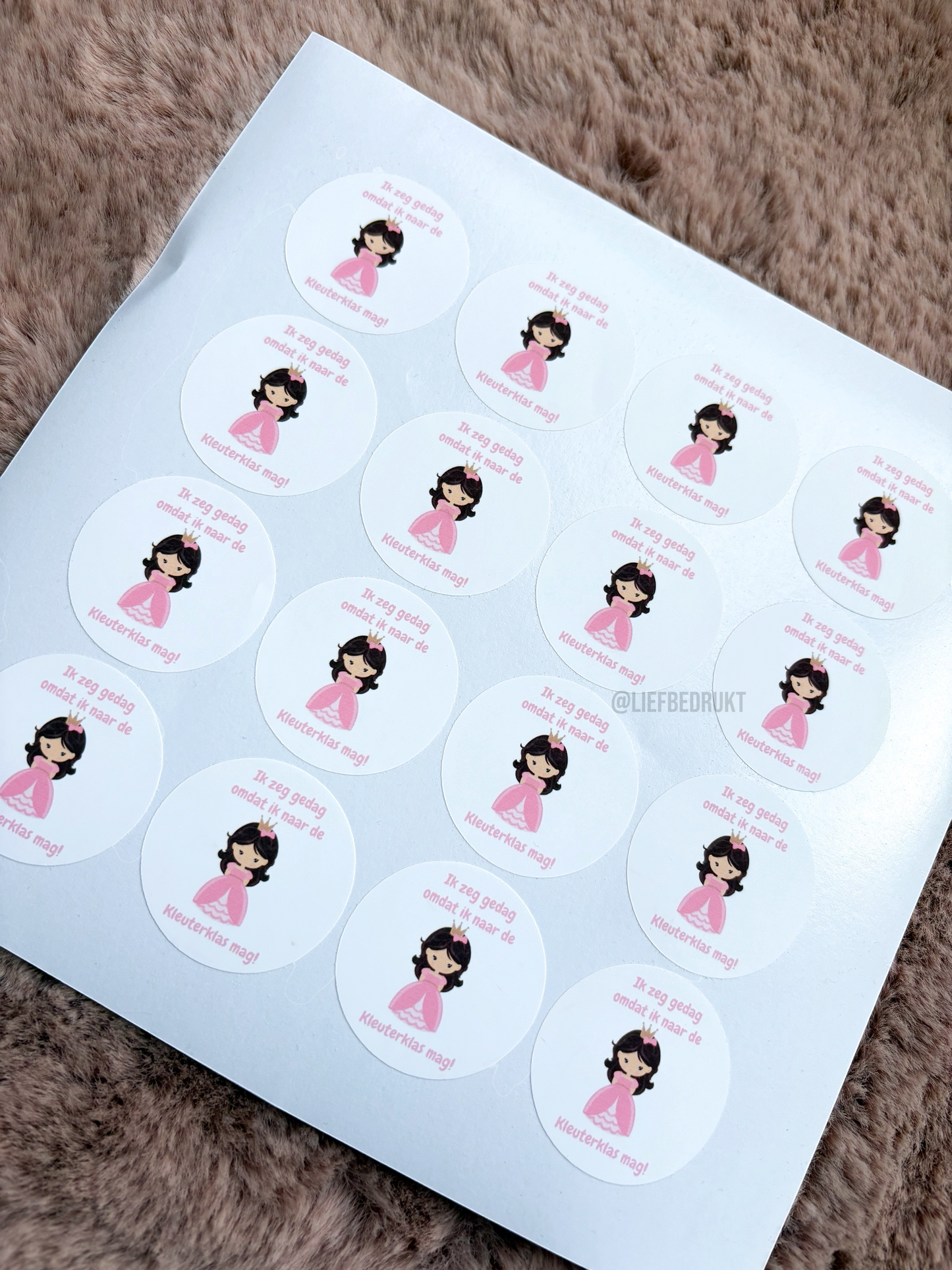 Gepersonaliseerde stickers op maat met eigen ontwerp ( vanaf 5 stuks )