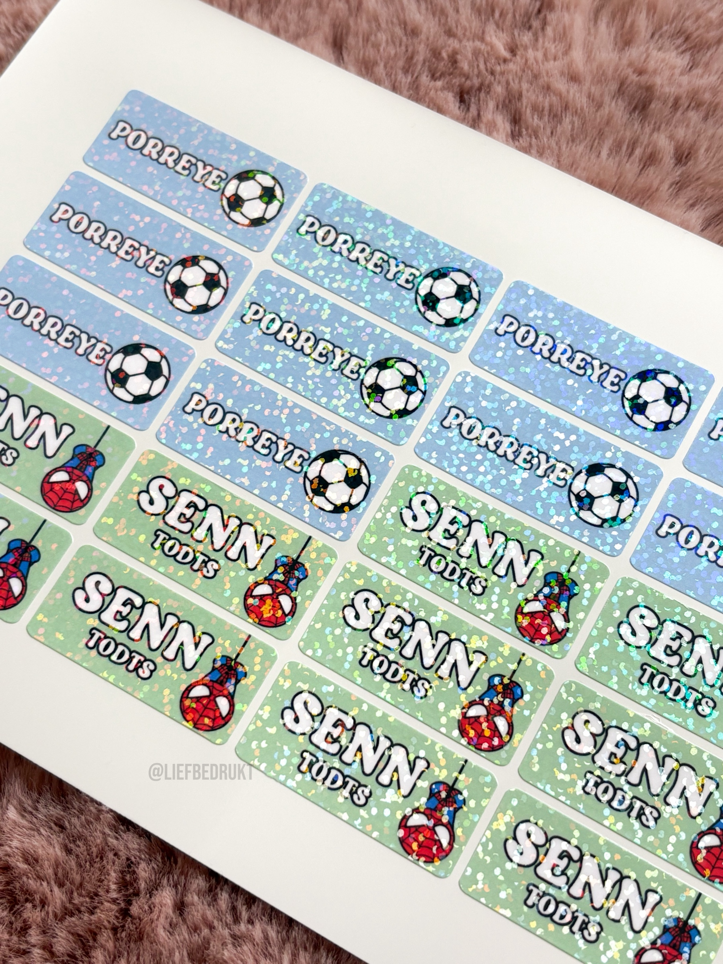 Waterproof labelstickers ( vanaf 5 stuks)