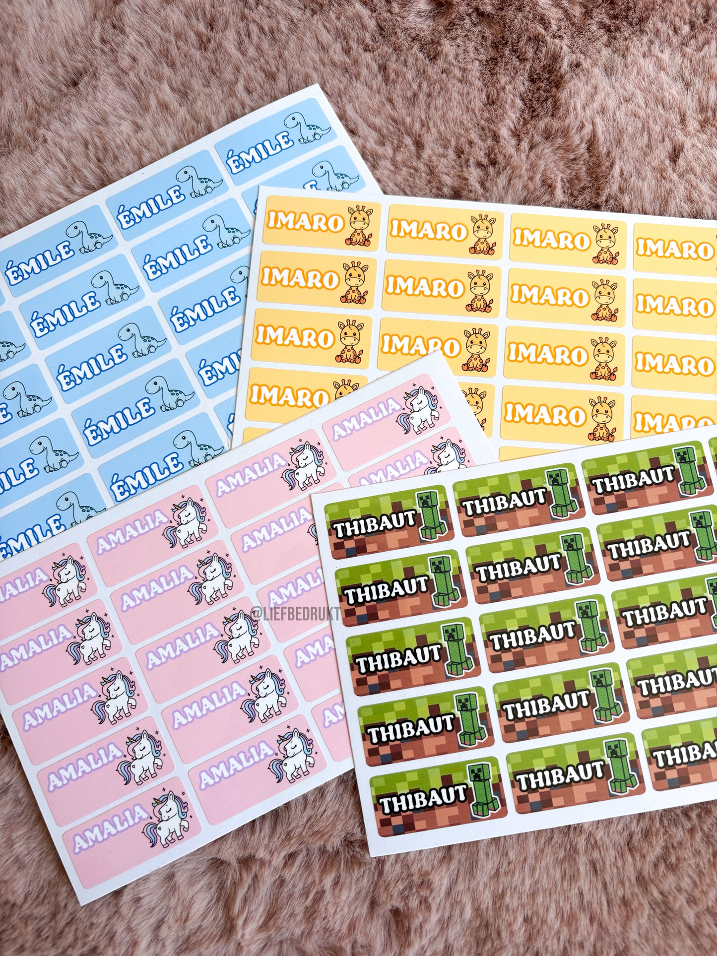 Waterproof labelstickers ( vanaf 5 stuks)