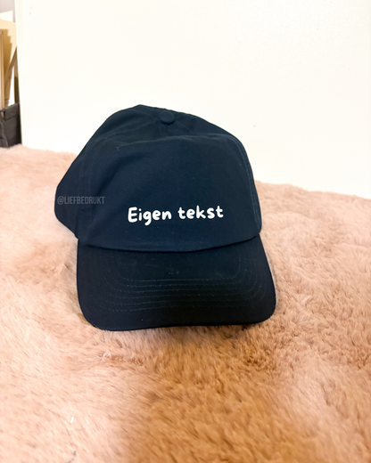 Volwassen pet met eigen tekst