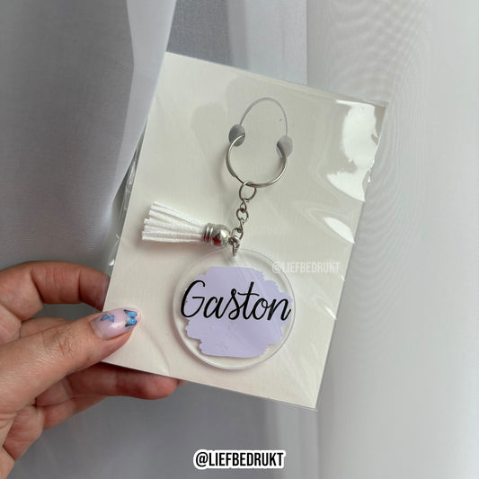 Gepersonaliseerde Acryl Sleutelhanger