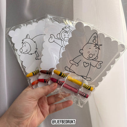 kleur traktatie - set van 8