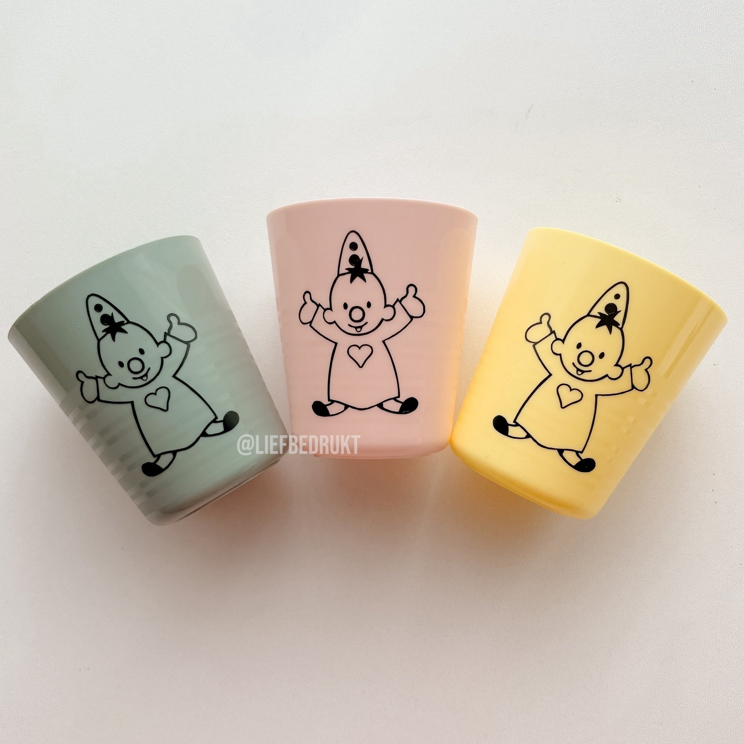 Traktatie beker met naam en/of thema