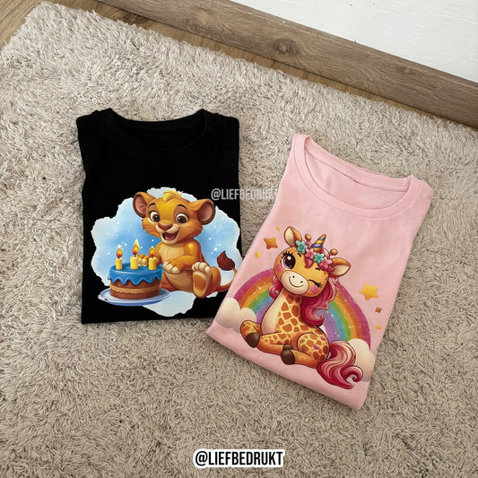 T-shirt met eigen tekst/ontwerp