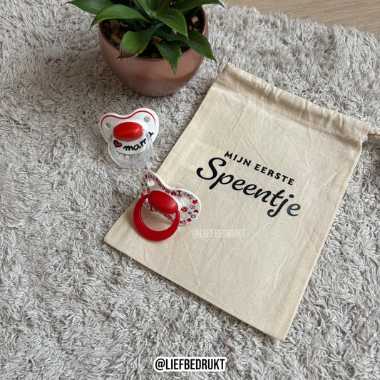 Bewaarzakje - mijn eerste speentje -