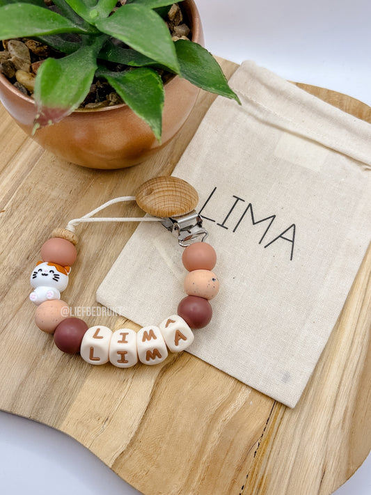 'Lima' kleurencombo speenkoord