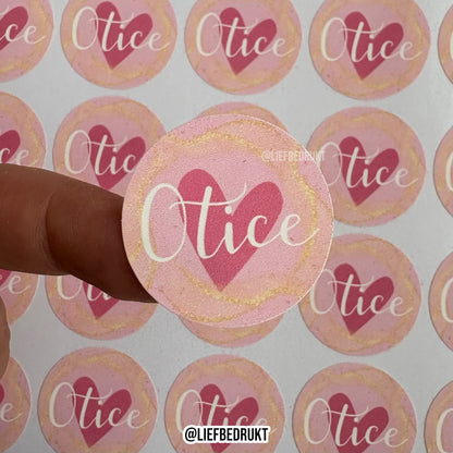 Geprinte sticker(s) naar wens