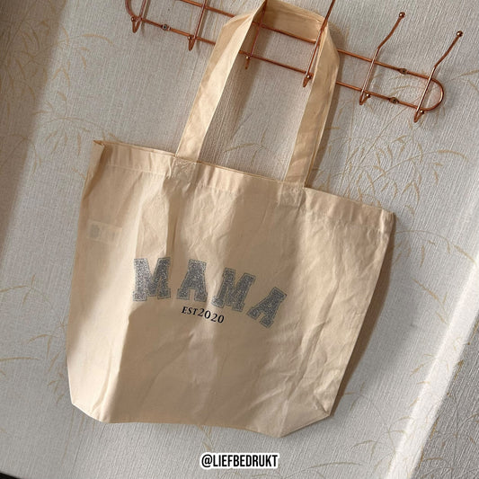 Tote bag met eigen tekst