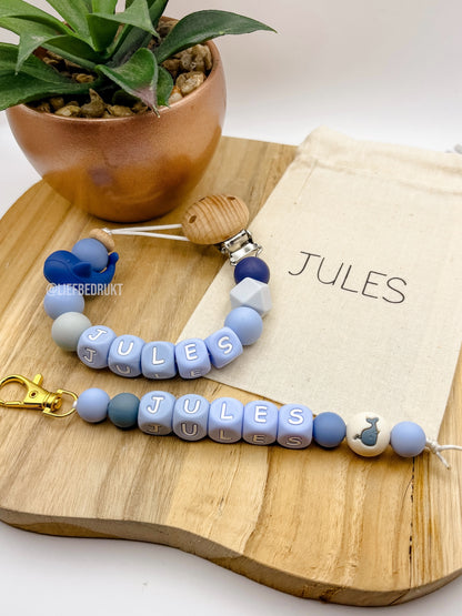 'Jules' kleurencombo speenkoord