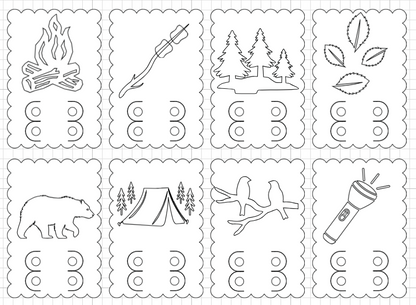 kleur traktatie - set van 8