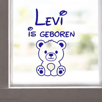 Statische herbruikbare raamsticker 30x30 - eigen idee/ontwerp
