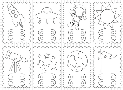 kleur traktatie - set van 8